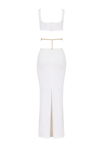 The White Cut Out Dress