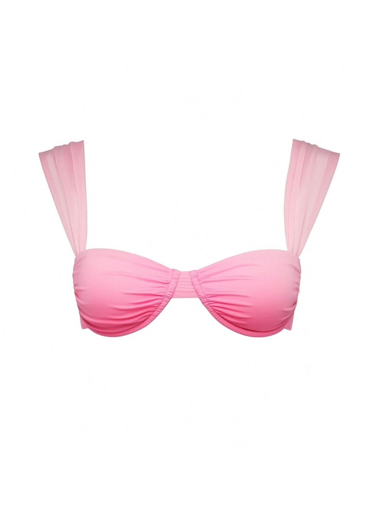 THE PINK OMBRE BIKINI TOP