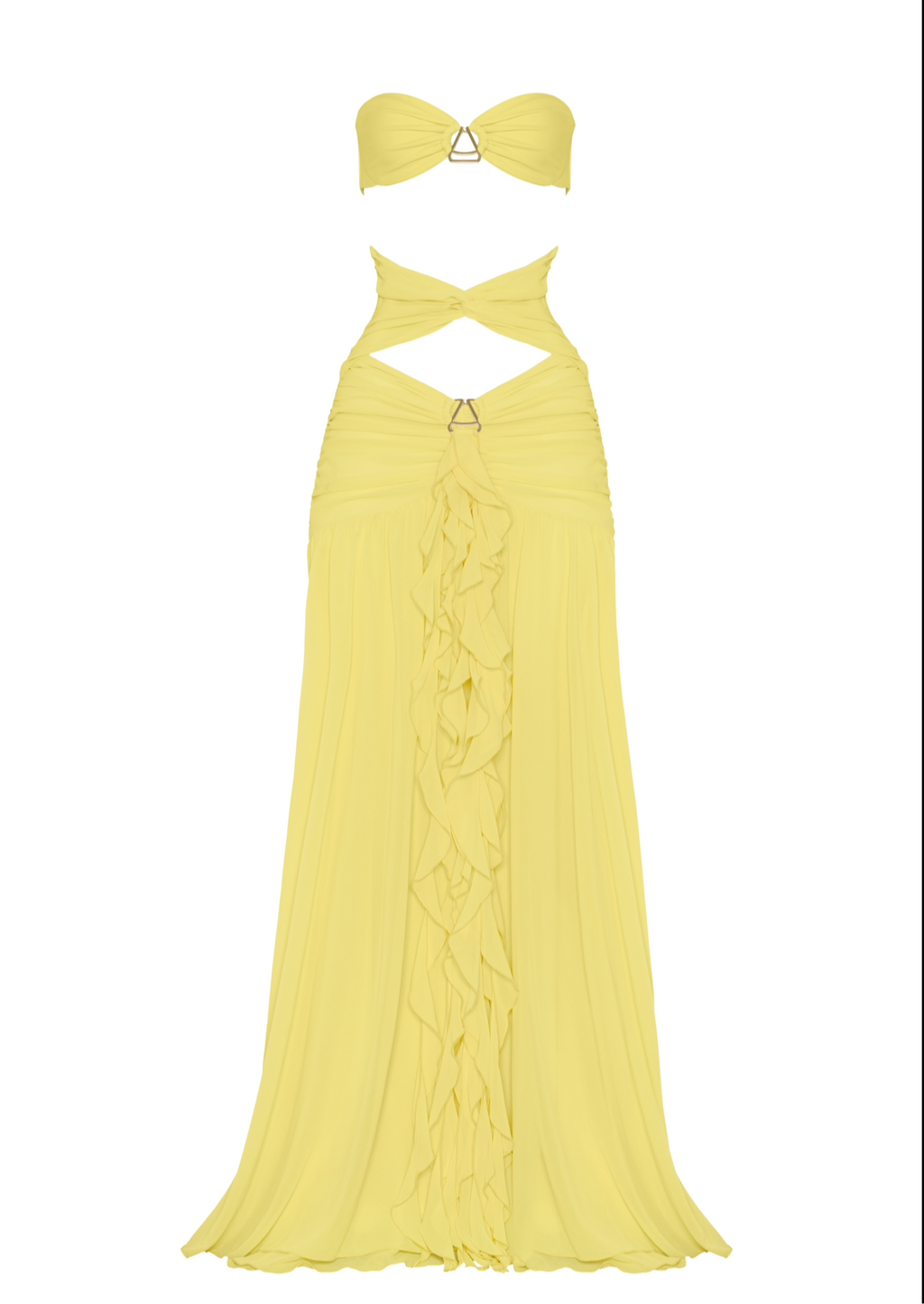 THE YELLOW SET (SLEEVES & SKIRT ONLY)