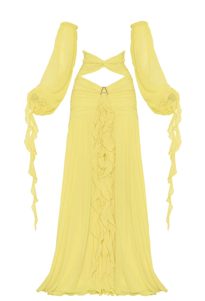 The Yellow Resort Skirt and Sleeves
