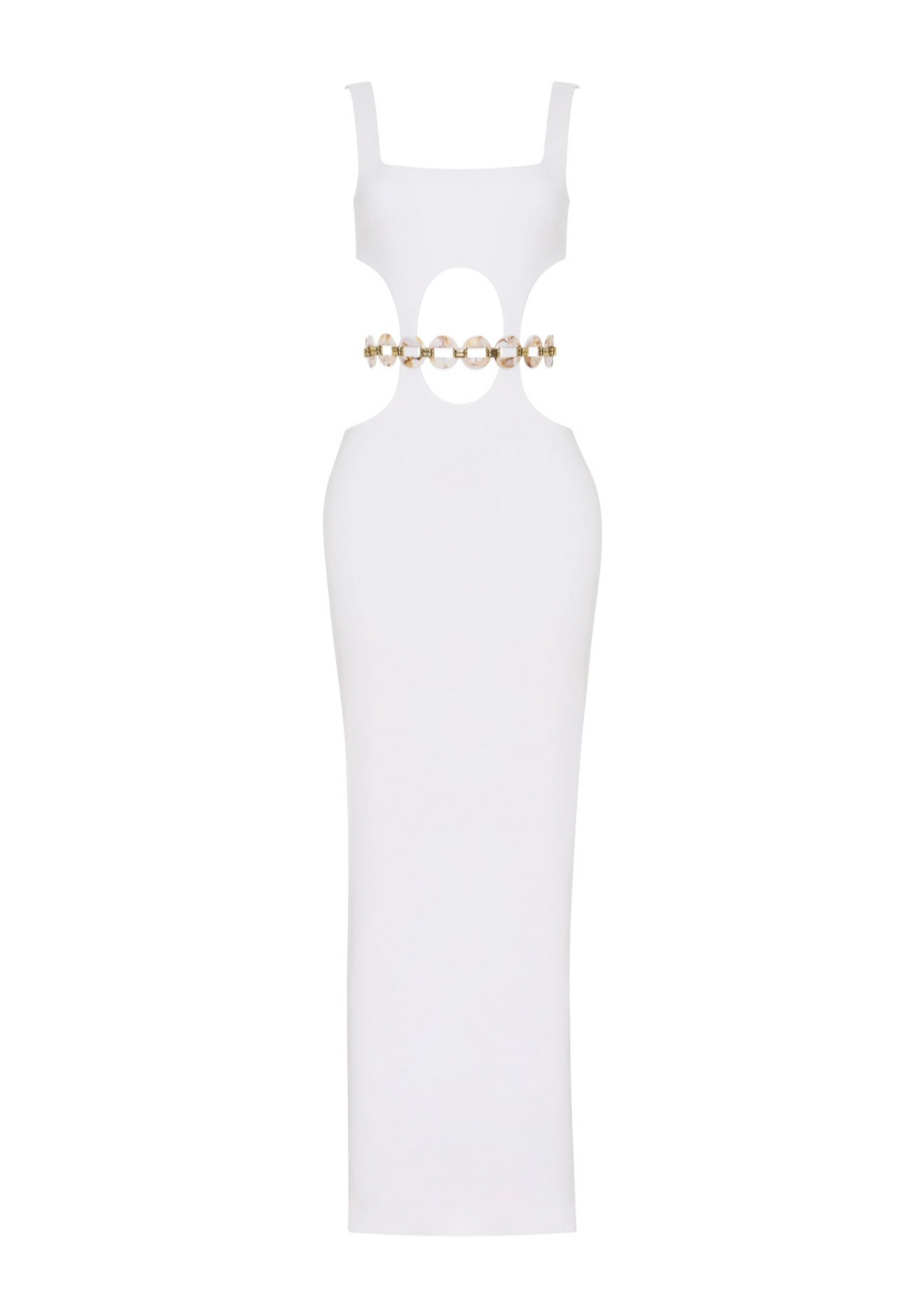 The White Cut Out Dress