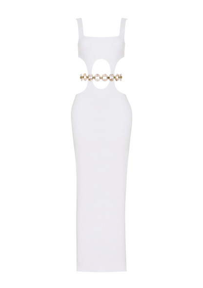 The White Cut Out Dress